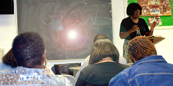 students growing thru learning